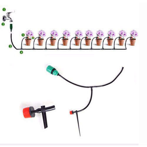 20m DIY Micro Drip Irrigation System Plant Watering Garden Hose Tool