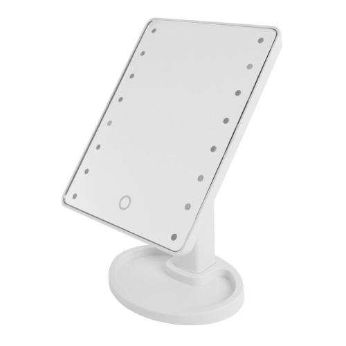 LED Cosmetic Mirror Touch Sensitive Light Control w/ Make up
