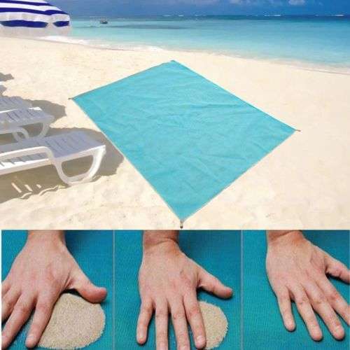 Sand Free Beach Mat Camping Outdoor Picnic Large Mattress Bag Magic Pad Travel