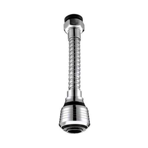 Turbo 360 Flex Faucet Sprayer Flexible Double Swivel Attachment Sprayer Spout