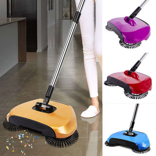 Magic Automatic Hand Push Sweeper Household Broom Cleaning Without Electricity