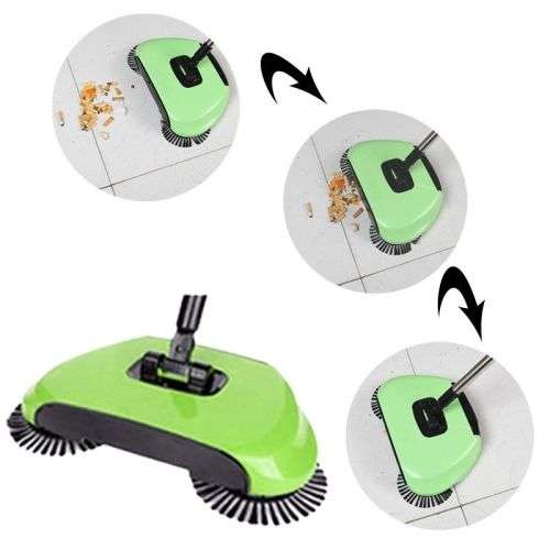 Magic Automatic Hand Push Sweeper Household Broom Cleaning Without Electricity