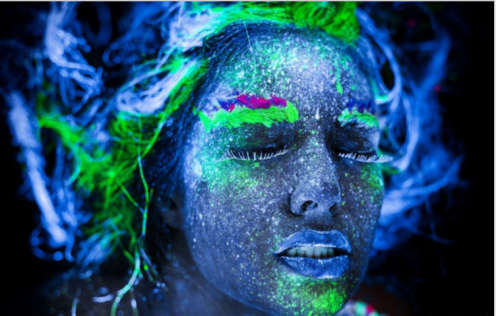 6 colors neon face paint body art paint natural water washable material for Halloween party make up