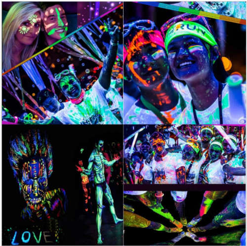 6 colors neon face paint body art paint natural water washable material for Halloween party make up