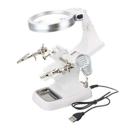 Actopus Multifunctional Desk Lamps Welding LED Magnifier Helping Hand Soldering