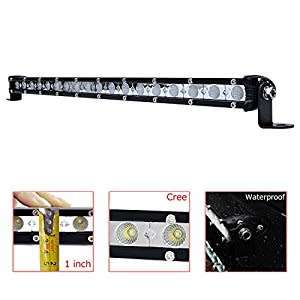 21 Inch 54W LED Slim Work Light Bar Spot Flood Combo Off-Road