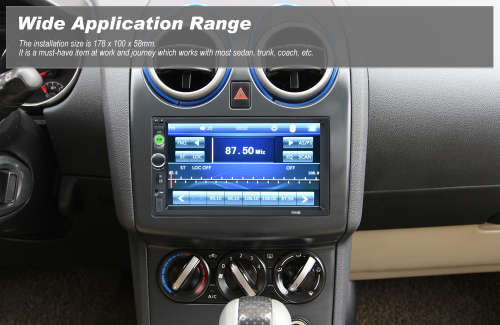 7 inch HD Touch Screen Bluetooth FM Radio Car MP5 Player with Remote Control