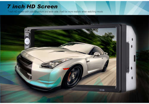 7 inch HD Touch Screen Bluetooth FM Radio Car MP5 Player with Remote Control