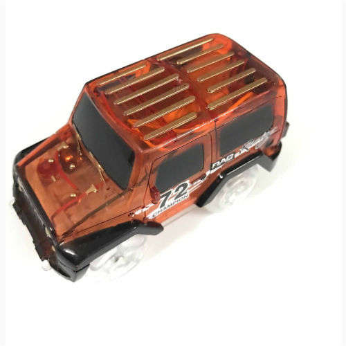 Magic Racing Tracks Set Bend Flex Glow Led Light Racetrack Car Kids Toys Gifts