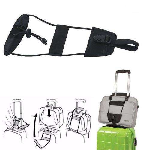 Travel Luggage Bag Bungee Suitcase Adjustable Belt Backpack Carrier Strap