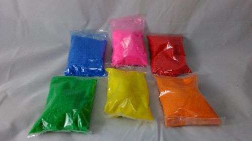 Glow In The Dark Sand Art Bottle Kids Girls Craft DIY Hobby Creative Toys