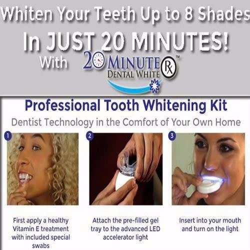 Teeth Whitening LED Technology Bright Smile White Dental Men Women Oral Hygiene