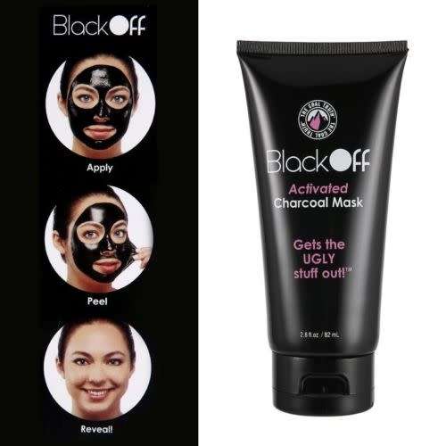 Black Off Natural Activated Charcoal Mask Blackhead Removal Pores