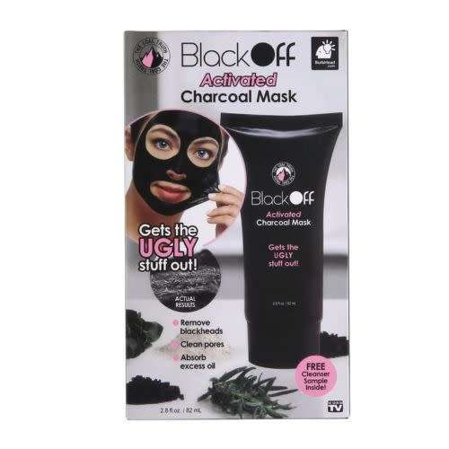 Black Off Natural Activated Charcoal Mask Blackhead Removal Pores