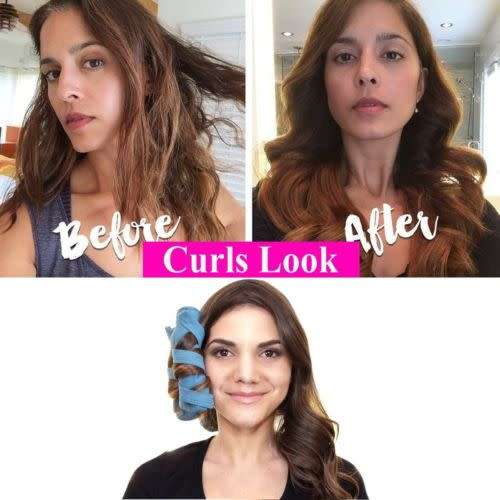 The Sleep in Styler For Long Hair NIP 8 Rollers Curlers