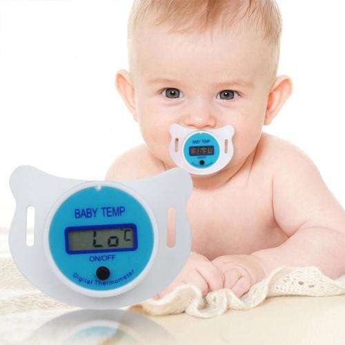 Digital LCD Baby Infant Kid Dummy Pacifier Soft Nipple Thermometer