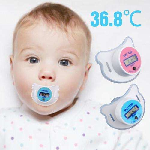 Digital LCD Baby Infant Kid Dummy Pacifier Soft Nipple Thermometer