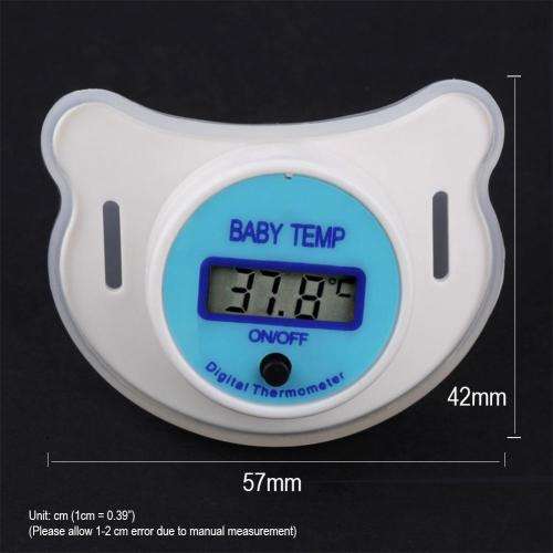Digital LCD Baby Infant Kid Dummy Pacifier Soft Nipple Thermometer