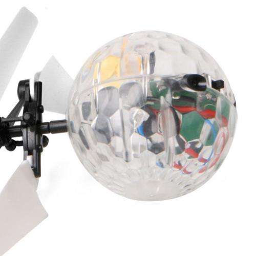Infrared Induction Flash Flying Ball Colorful LED Disco RC Helicopter Toy
