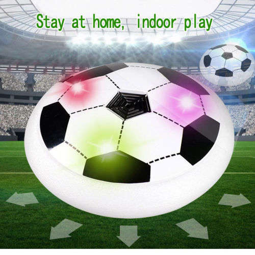 Kids Indoor Toys Colorful LED Light Electric Suspended Game Air Cushion Football