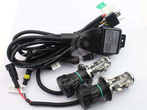 Pair 55W HID Xenon H4-3  Xenon Globe Replacement Bulbs  6000K