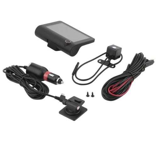 4'' HD 1080P 3 Lens Car DVR Dash Cam Vehicle Video Recorder Rearview Camera