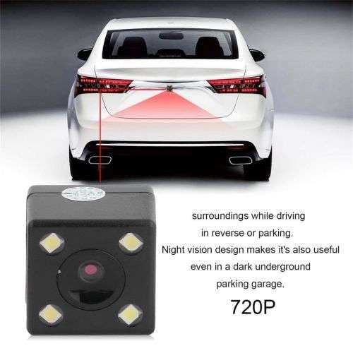 4'' HD 1080P 3 Lens Car DVR Dash Cam Vehicle Video Recorder Rearview Camera