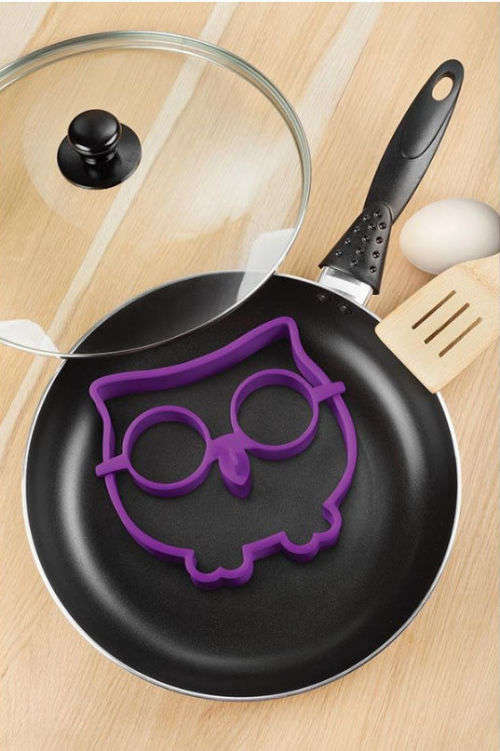 Funny Side Up Owl Egg Corral Breakfast Eggs & Bacon By Fred & Friends