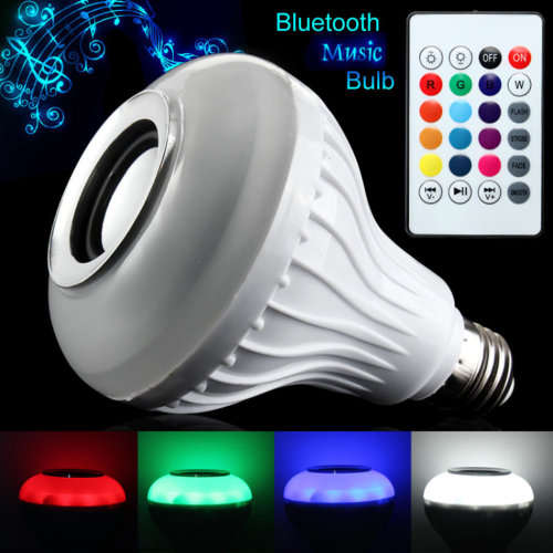 LED Bluetooth Light Bulb Music Speaker