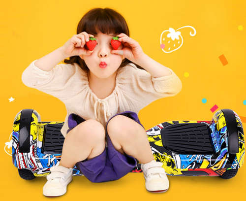 High Quality Self balancing scooter hoverboard Bluetooth LED PCB Skat with handle