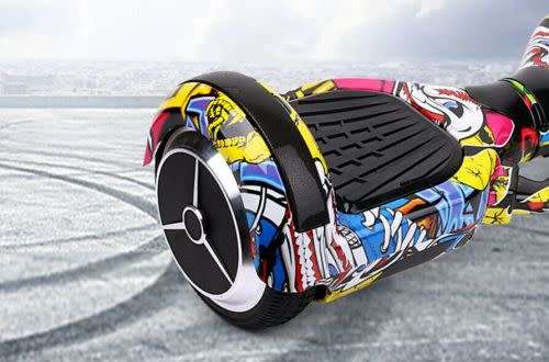 High Quality Self balancing scooter hoverboard Bluetooth LED PCB Skat with handle