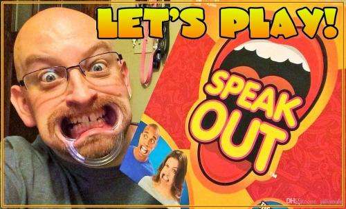 Hasbro Speak Out Board Game Speakout Toy MouthThe Must Have Christmas Party Game