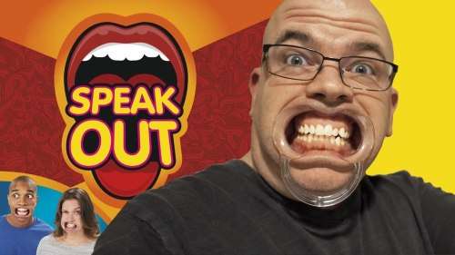 Hasbro Speak Out Board Game Speakout Toy MouthThe Must Have Christmas Party Game