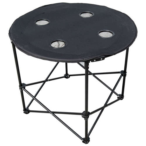 Portable Outdoor Folding Round Tailgate Party Picnic Table