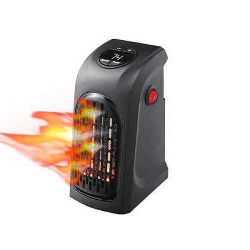 Portable Wall-Outlet Handy Fan Space Heater Warm Air Blower Electric Radiator