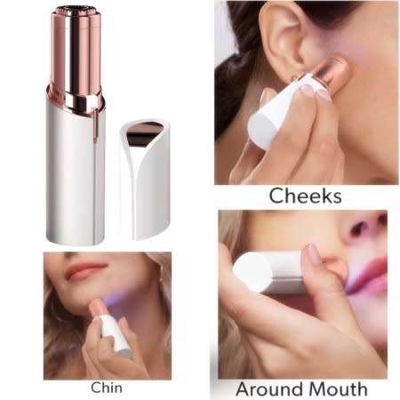 Women's Painless Facial Face Body Flawless Hair Removal Remover Trimmer Shaver