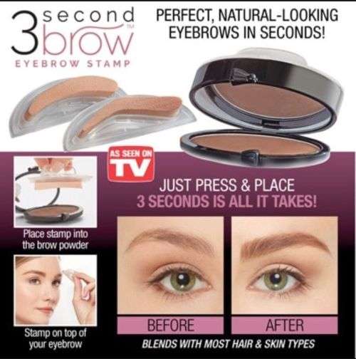 3 Second Brow Eyebrow Stamp - Perfect Natural-Looking Eyebrows in Seconds