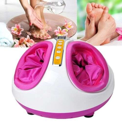 NEW Foot Massager Rolling Kneading Air Pressure Heating Shiatsu