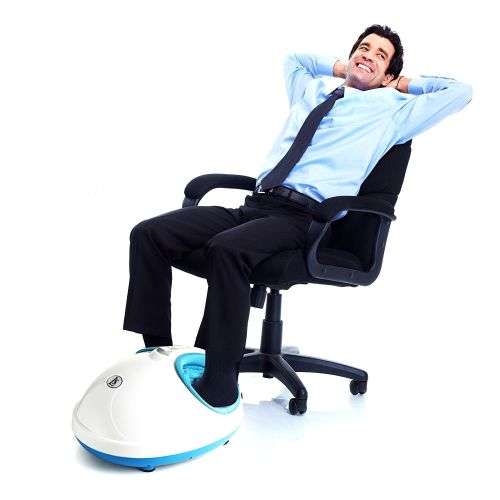 NEW Foot Massager Rolling Kneading Air Pressure Heating Shiatsu