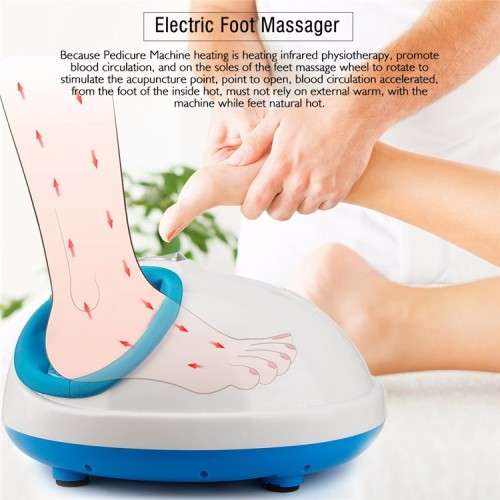 NEW Foot Massager Rolling Kneading Air Pressure Heating Shiatsu