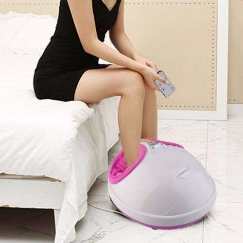 NEW Foot Massager Rolling Kneading Air Pressure Heating Shiatsu