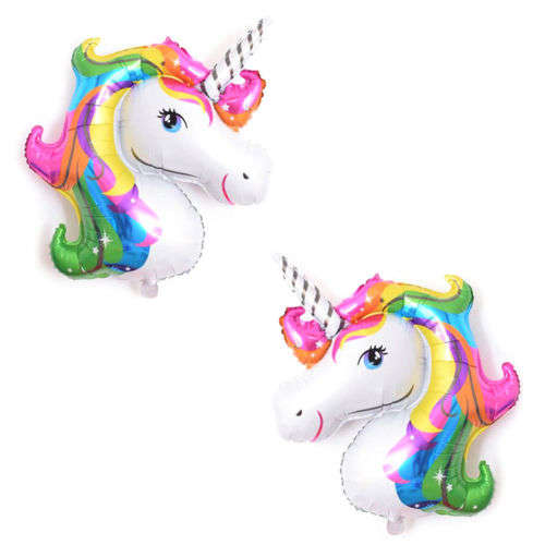 Huge Unicorn Foil Balloons Animal Globo Inflatable Classic Toy Birthday Party