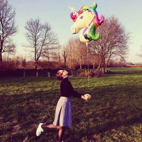 Huge Unicorn Foil Balloons Animal Globo Inflatable Classic Toy Birthday Party