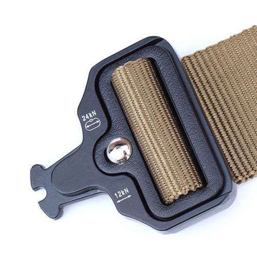 Outdoor Heavy Duty Rigger Military Tactical Belt with Quick-Release Metal Buckle
