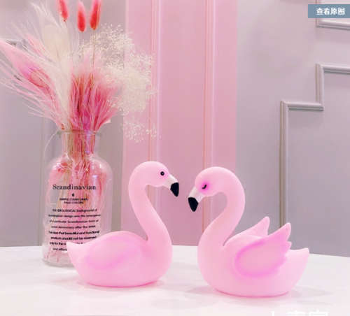 LED Flamingo Night Light Bedroom Home Wedding Party Xmas Decors