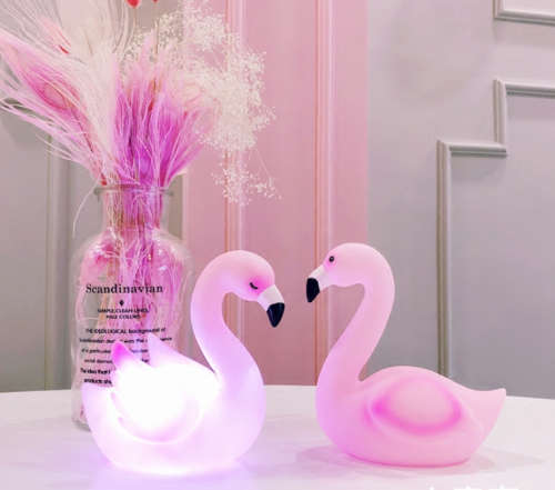 LED Flamingo Night Light Bedroom Home Wedding Party Xmas Decors