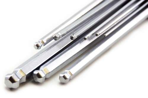 9pcs Extra  Hex Key Set Wrench Ball Point Allen Key Metric 1.5mm-10mm