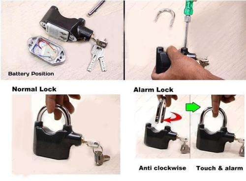Waterproof Alarm Padlock