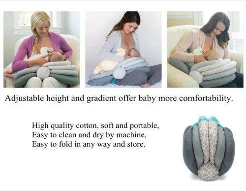 Newborn Adjustable Breastfeeding Nursing Pillow Soft Cotton Maternity Feeding