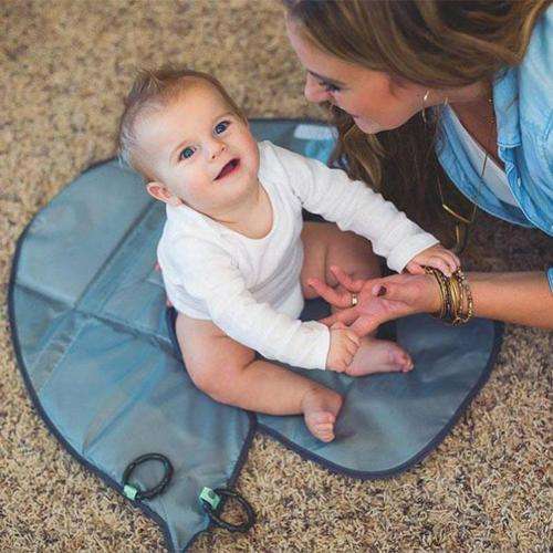 Clean Hands Changing Pad Portable Baby 3in1 Cover Mat Folding Diaper Bag Kit